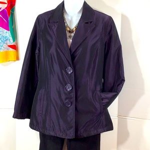 Dismero Italian iridescent purple jacket 4